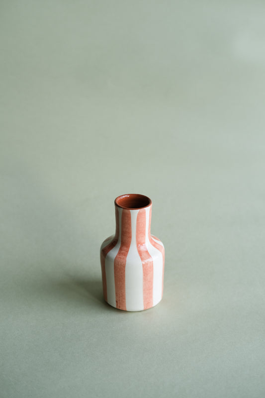 Striped Ceramic Vase