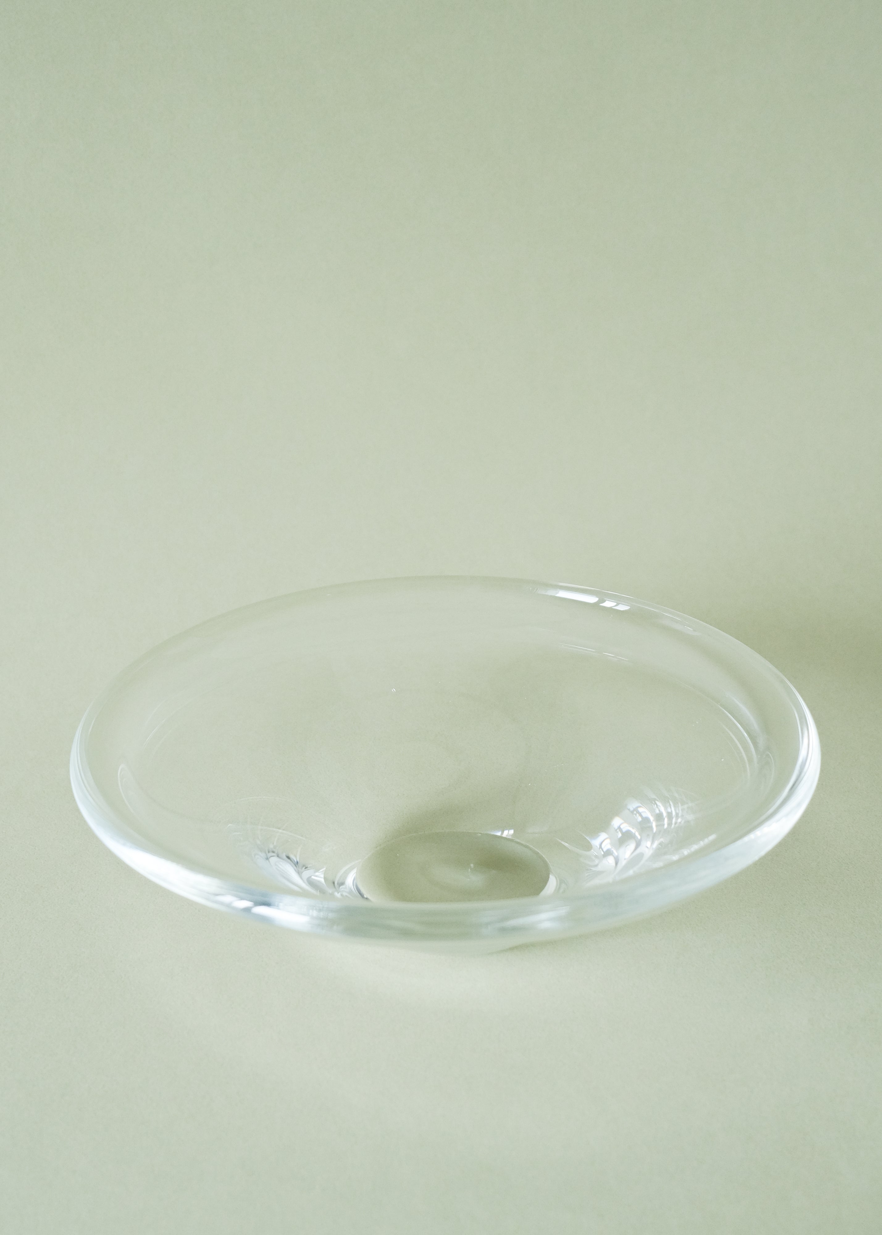 Vintage MCM Sculptural Art Glass Bowl