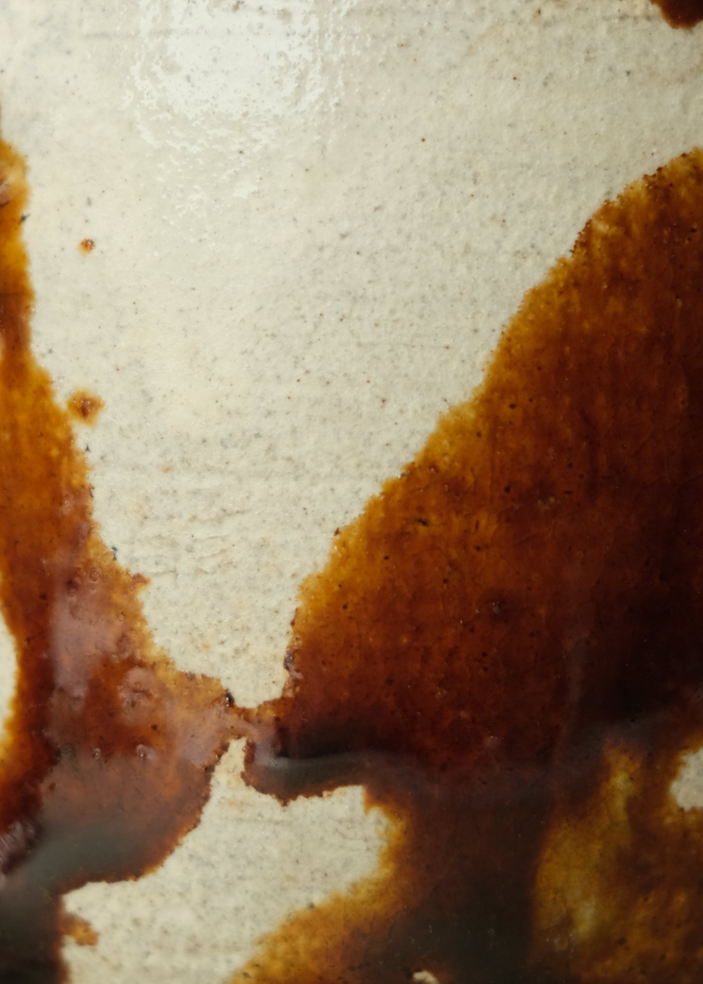 Cowhide Splatter Glazed Mug