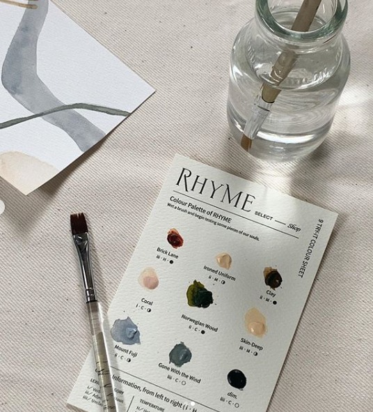 Colour Palette of Rhyme